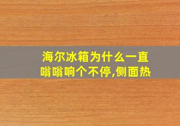 海尔冰箱为什么一直嗡嗡响个不停,侧面热