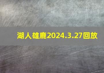 湖人雄鹿2024.3.27回放