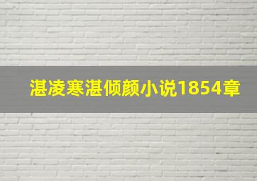 湛凌寒湛倾颜小说1854章