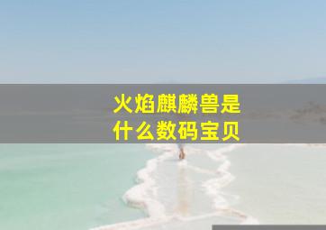 火焰麒麟兽是什么数码宝贝