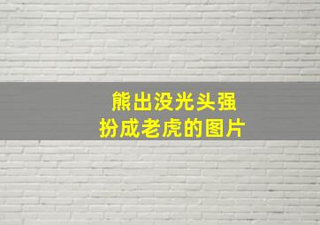 熊出没光头强扮成老虎的图片