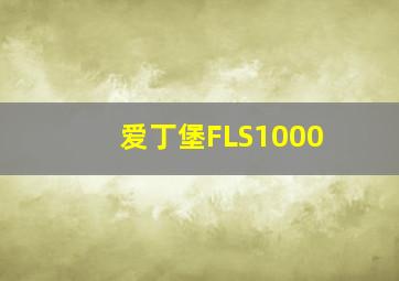 爱丁堡FLS1000