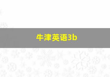 牛津英语3b