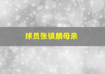 球员张镇麟母亲