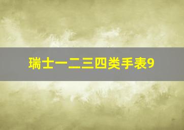 瑞士一二三四类手表9