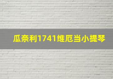 瓜奈利1741维厄当小提琴