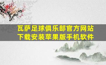 瓦萨足球俱乐部官方网站下载安装苹果版手机软件