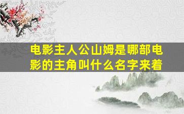 电影主人公山姆是哪部电影的主角叫什么名字来着