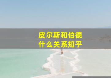 皮尔斯和伯德什么关系知乎