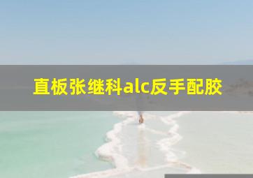 直板张继科alc反手配胶