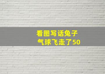 看图写话兔子气球飞走了50