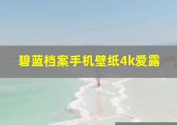 碧蓝档案手机壁纸4k爱露