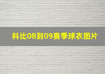 科比08到09赛季球衣图片