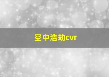 空中浩劫cvr