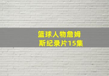 篮球人物詹姆斯纪录片15集