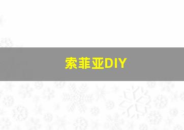 索菲亚DIY