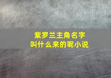 紫罗兰主角名字叫什么来的呢小说