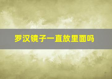 罗汉镜子一直放里面吗