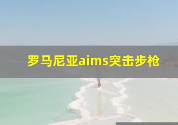 罗马尼亚aims突击步枪