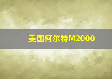 美国柯尔特M2000