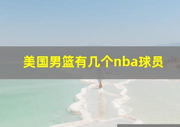 美国男篮有几个nba球员