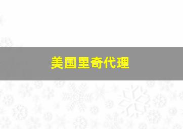 美国里奇代理