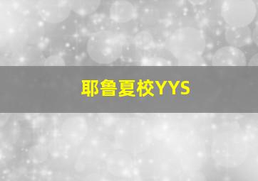 耶鲁夏校YYS