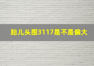 胎儿头围3117是不是偏大