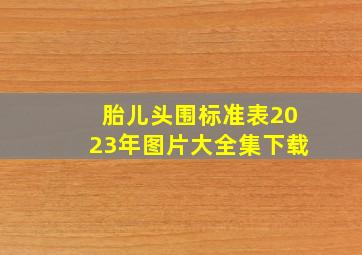 胎儿头围标准表2023年图片大全集下载