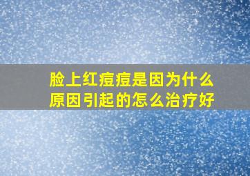 脸上红痘痘是因为什么原因引起的怎么治疗好