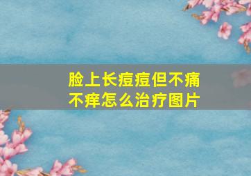 脸上长痘痘但不痛不痒怎么治疗图片