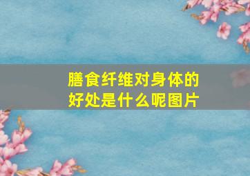 膳食纤维对身体的好处是什么呢图片