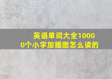 英语单词大全10000个小学加插图怎么读的