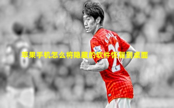 苹果手机怎么将隐藏的软件恢复到桌面
