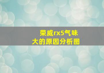 荣威rx5气味大的原因分析图