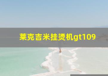 莱克吉米挂烫机gt109