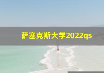 萨塞克斯大学2022qs