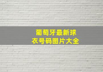 葡萄牙最新球衣号码图片大全