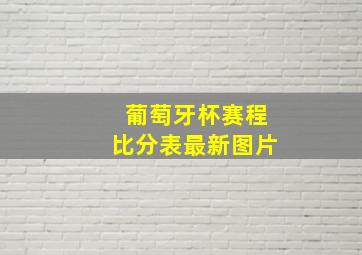 葡萄牙杯赛程比分表最新图片