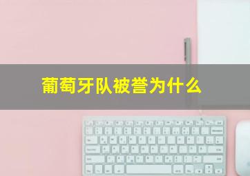 葡萄牙队被誉为什么