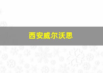 西安威尔沃思