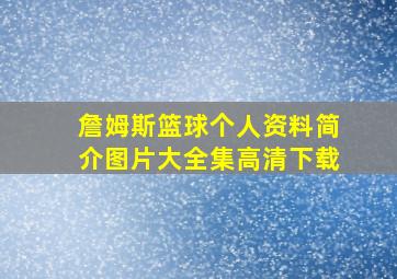 詹姆斯篮球个人资料简介图片大全集高清下载