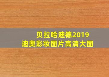 贝拉哈迪德2019迪奥彩妆图片高清大图