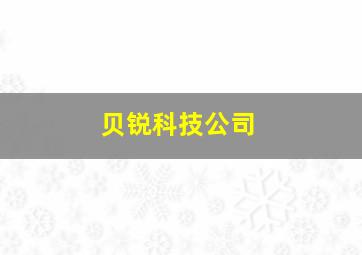 贝锐科技公司