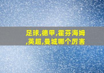 足球,德甲,霍芬海姆,英超,曼城哪个厉害