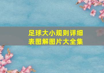 足球大小规则详细表图解图片大全集