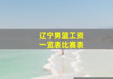 辽宁男篮工资一览表比赛表