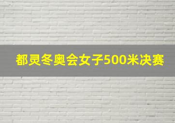 都灵冬奥会女子500米决赛