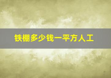 铁棚多少钱一平方人工