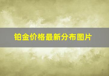 铂金价格最新分布图片